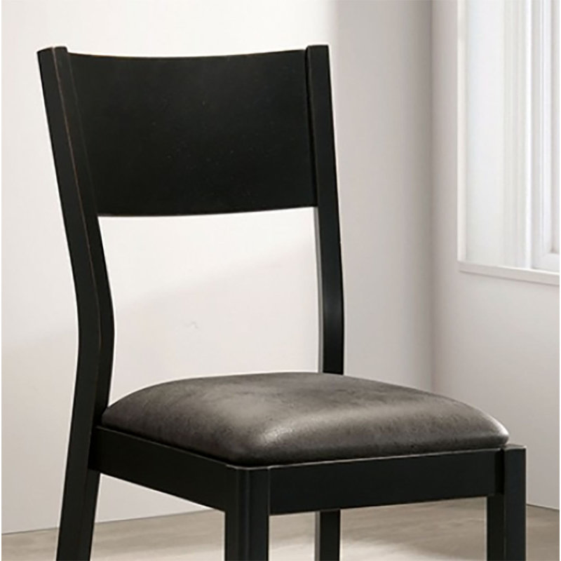 Chaise d'appoint en noir / gris