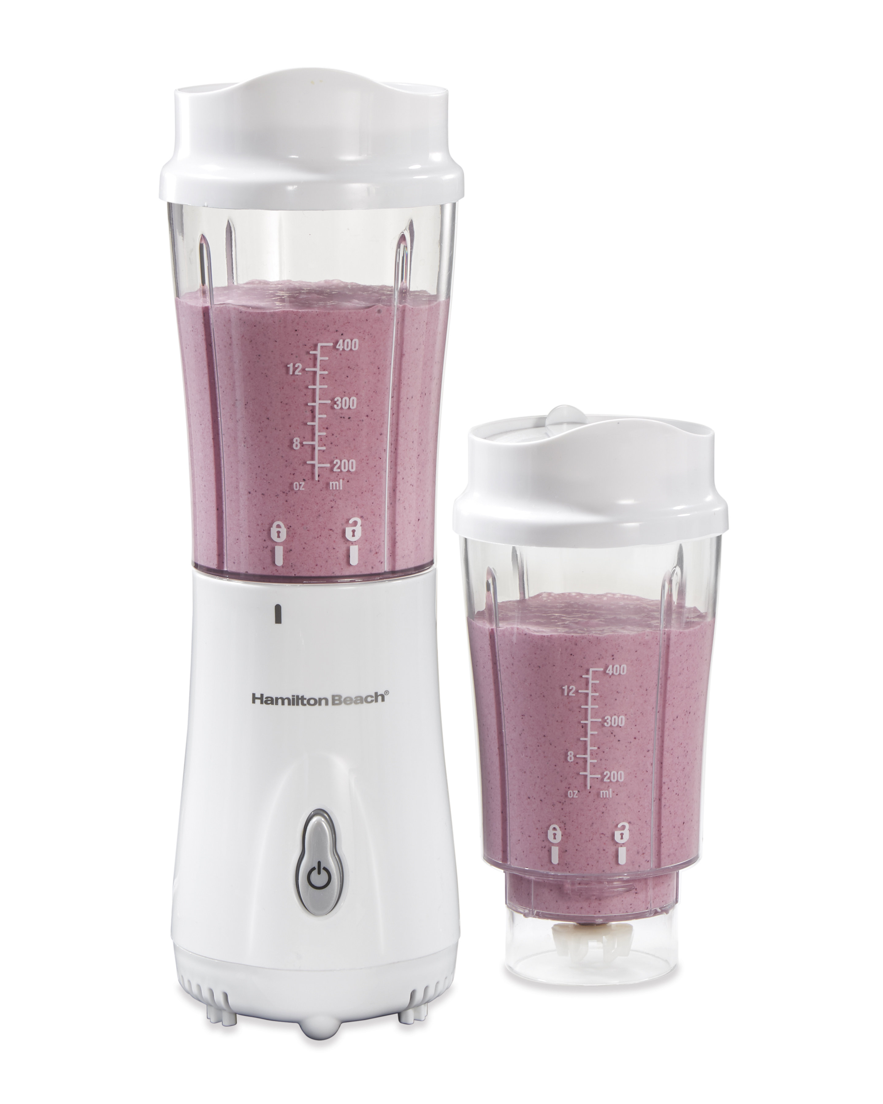 Hamilton Beach® Personal Blender with 2 Jars and Travel Lids White &  Reviews