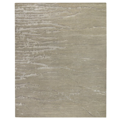 Ven Abstract Area Rug in Gray/Light Beige
