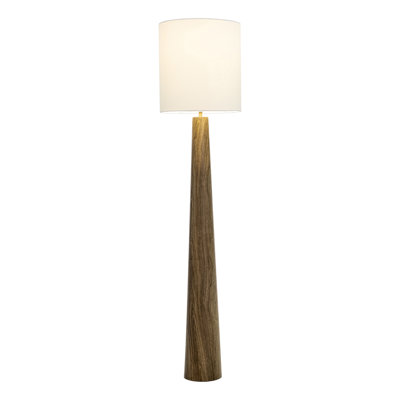 Lampe sur pied solaire Woonari marron