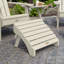 Chaise Adirondack en plastique avec repose-pieds Milaca-117800039