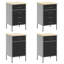 Set Of 8 Steel Medium Height-Adjustable-1902551936