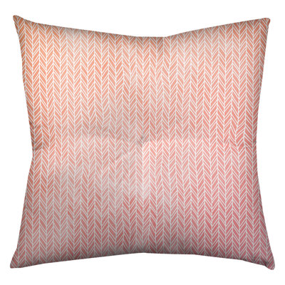 Katelyn Elizabeth Chevron Reversible Throw Pillow