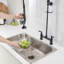 Robinet de cuisine rétractable à poignée double avec accessoires-93524710