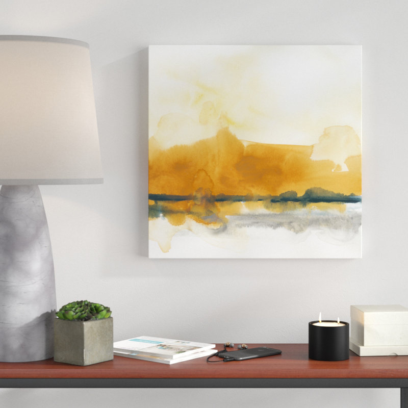 «Mesa Skyline II», peinture sur toile, H 20 po x l 20 po