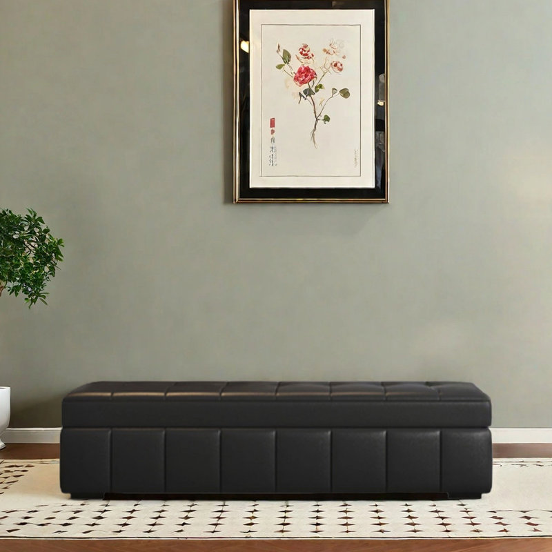 Vanatta, 17.75" H x 62.99" W x 16.96" D, Black