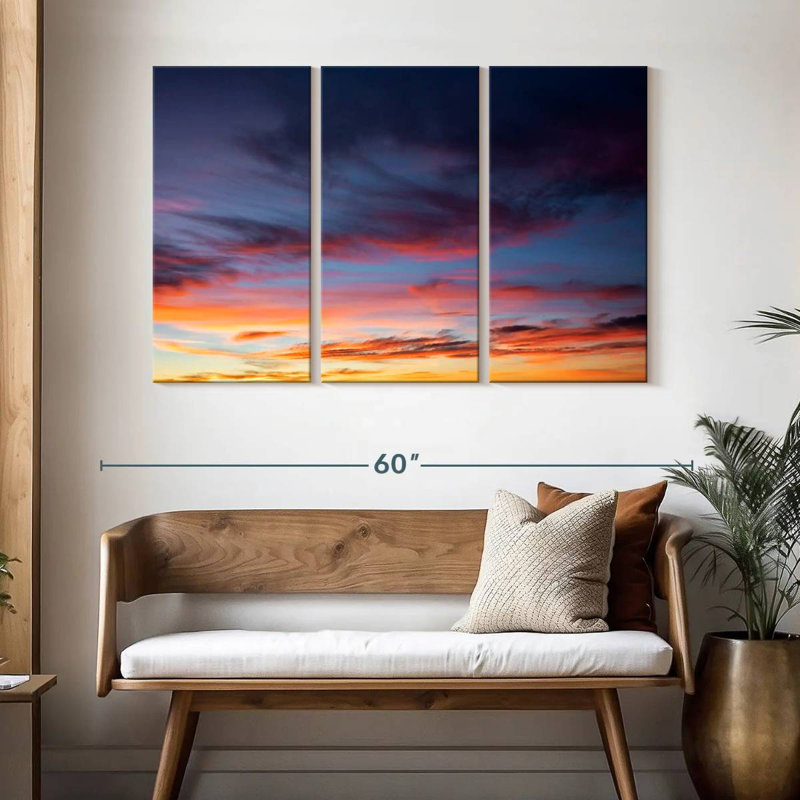Valencian Sunset Sky, H 32 po x l 50 po