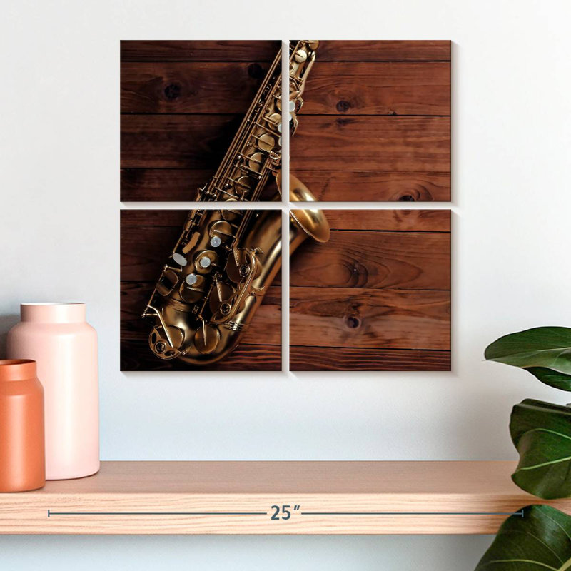 Abarca Saxophone On Wood