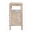 2-Drawer Wood Nightstand, Natural-124298079
