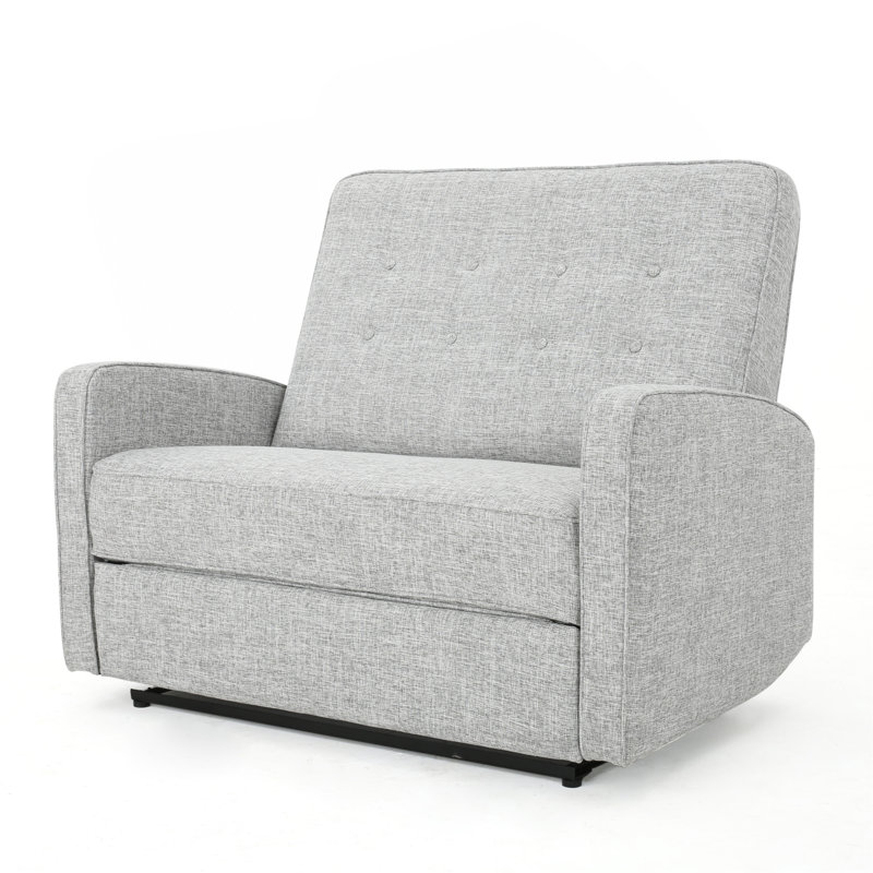 Fauteuil inclinable manuel 47 po de largeur, Gris clair
