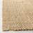 Garette Natural Fiber Jute Pile Jute Solid Color Rug in Natural-1393864588
