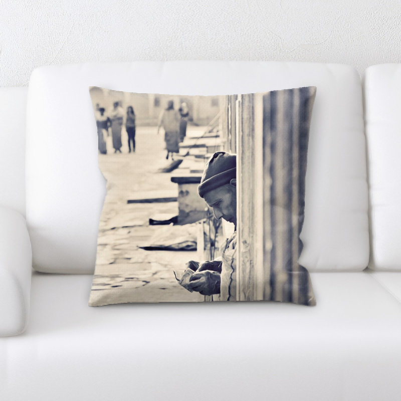Coussin vieux man