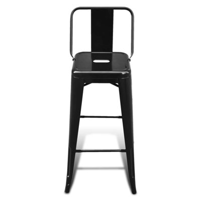 Tabouret de bar Tabouret de bar à hauteur de comptoir pour îlot de cuisine en acier