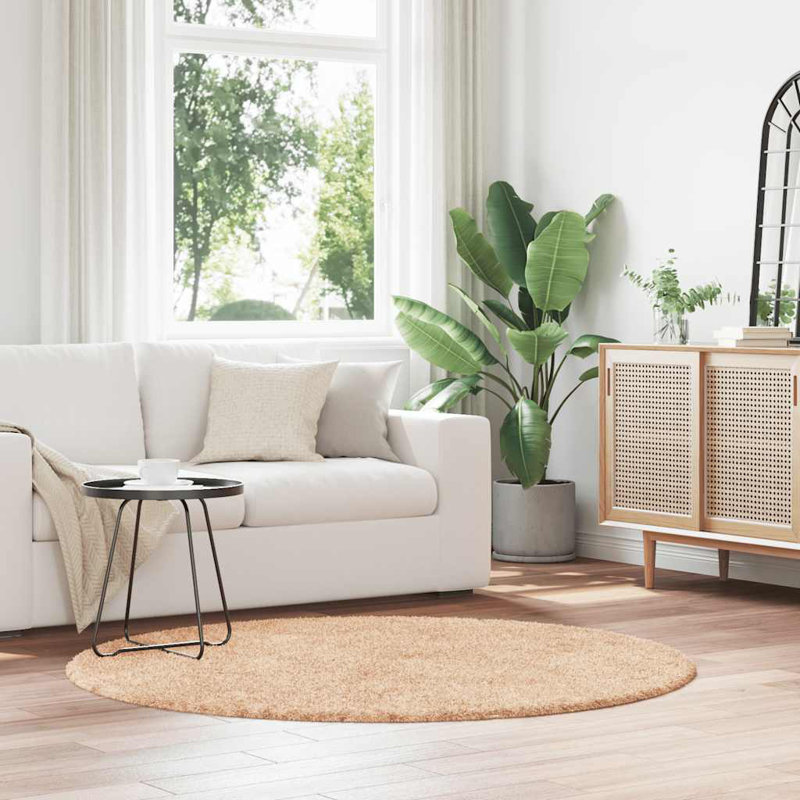 Solid Colour Area Rug, Round 160cm