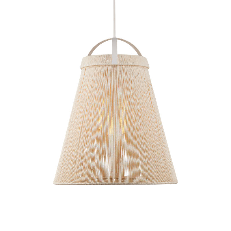 Parnell 1 - Light Pendant, White/Gesso White/Frosted White
