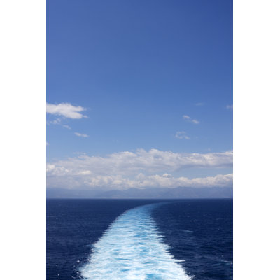 Boat Wake with Copy Space by Onfilm