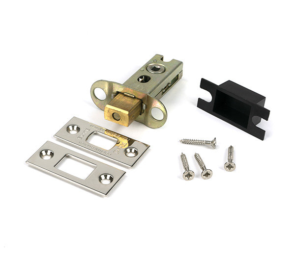 Aged Brass 2½" Heavy Duty Tubular Deadbolt, Polished Nickel