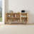 Natural Rattan 3-Door Large Console Cabinet for Entryway, Living Room & Kitchen Storage-2117074497