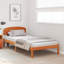 Vidaxl Bed Frame With Headboard Solid Pine Wood-113970894-113970896
