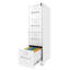 Classeur vertical verrouillable à 4 tiroirs en métal sur roulettes - Armoire verrouillable robuste pour la maison et le bureau, P 17,71 po x l 15,16 po x H 52,28 po-628164713