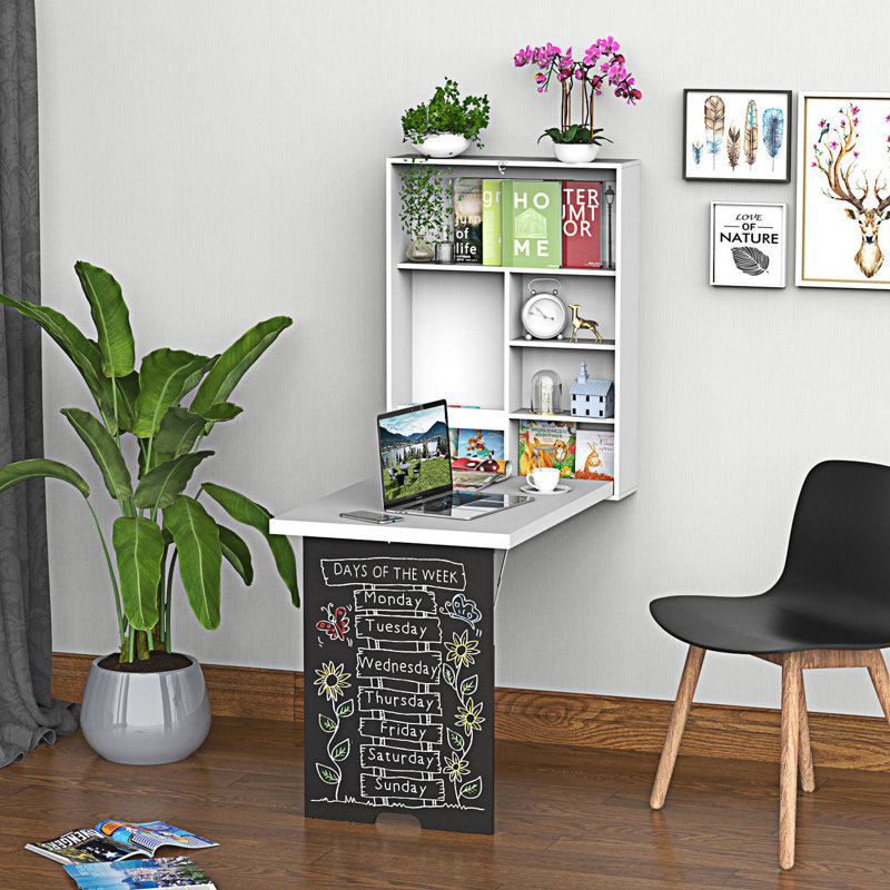 Bureau flottant avec rehausse Honorine