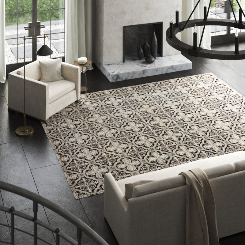 Sultanabad Wool Floral Area Rug