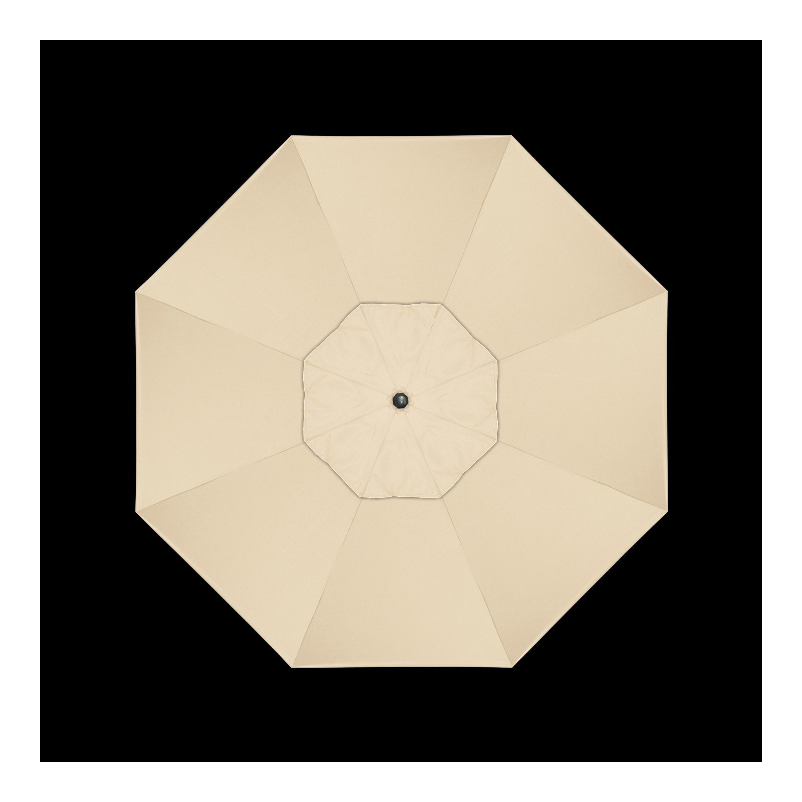 9' Market Sunbrella Umbrella, Antique Beige Sunbrella® Canvas