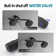 Double Shower Head with Built-in Valve, High Pressure 8 Setting Dual Shower Head Design
