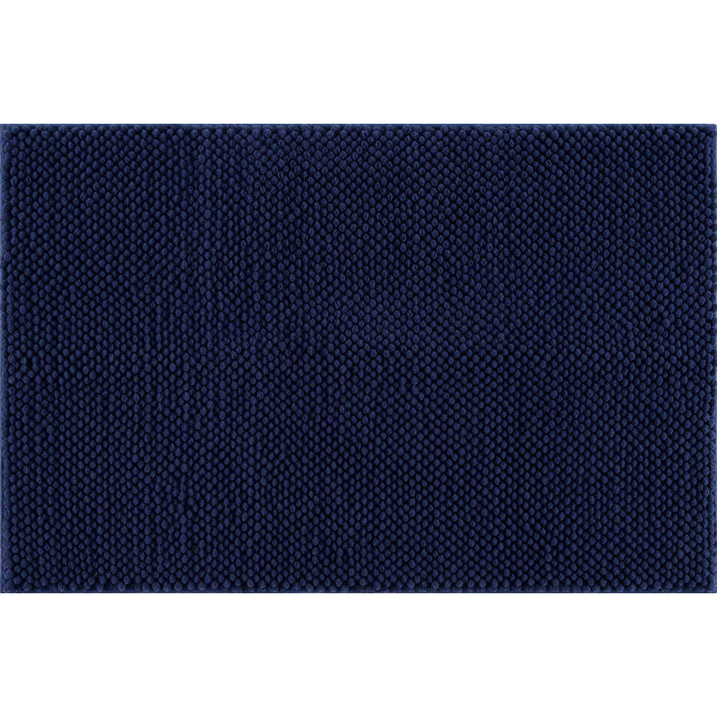 Efrin Microfiber Bath Mat, 24" W x 36" L, Blue