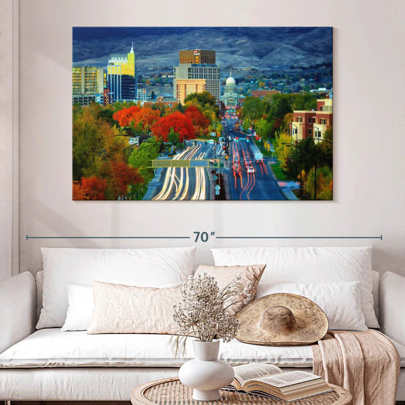 Sebbie Autumn In Boise, 34" H x 51" W