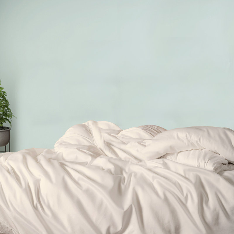 Organic Cotton Duvet Cover, Twin Duvet Cover, Cream