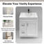 Base de meuble-lavabo 30 po avec armoire à tiroirs en blanc Shaker