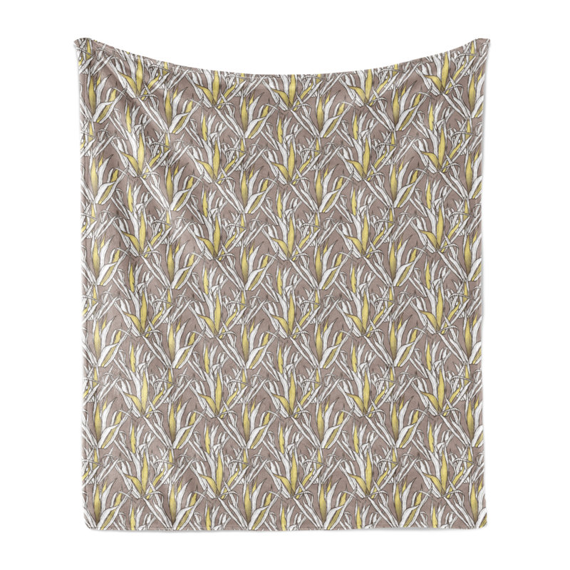 Hand Woven Throw Blanket, 50" x 70"