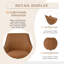 Gefjun 46cm H Upholstered Metal Upholstered Back Armchair in Light Brown-527024159