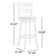 Amerah Swivel Upholstered Counter Stool with Solid Wood Frame