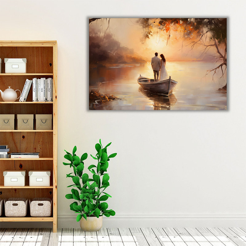 «Whispers Of Love At The Sea», H 32 po x l 48 po