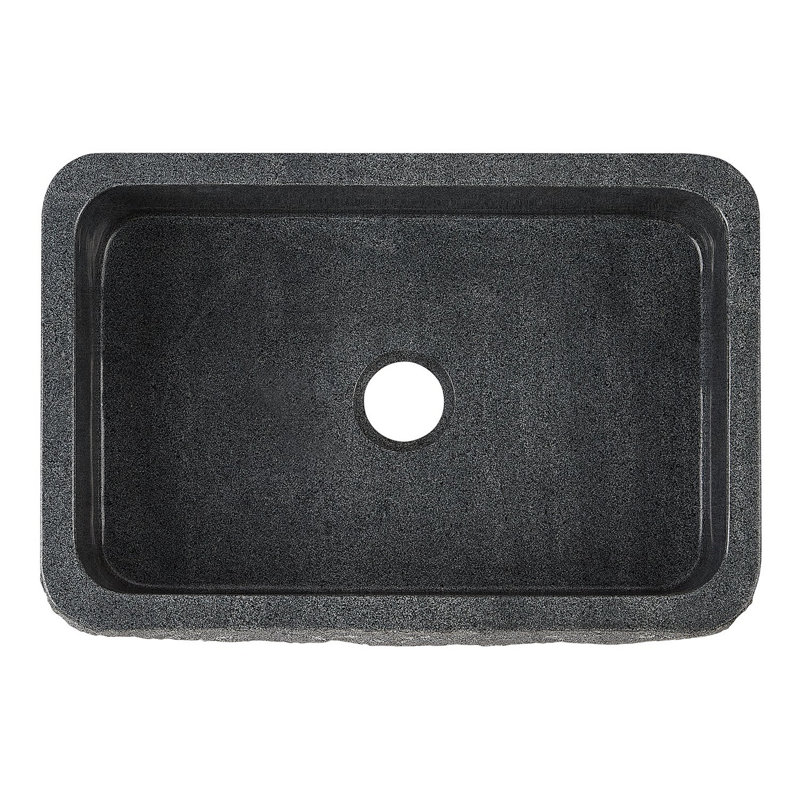 Finbrook 33" Farmhouse / Apron Kitchen Sink, Blue Gray Granite