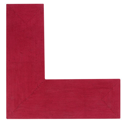 Vienne Solid Color Machine Made Braided Polypropylene Indoor Outdoor Area Rug