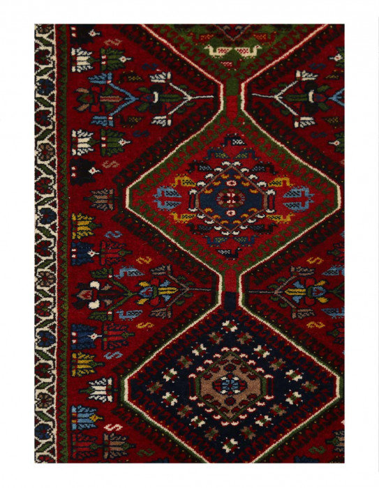 Fine Hand knotted Persian Yalameh runner 2'1"X6'4"