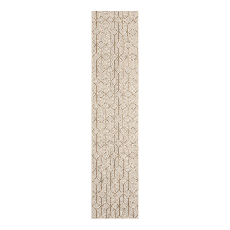 Indoor/Outdoor Trellis Area Rug, Runner 2'7" x 12'