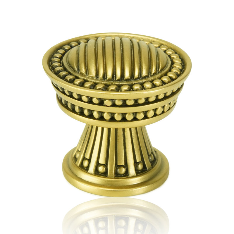 1-3/8” CHESAPEAKE  KNOB FLORENTINE GOLD FINISH