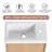 18.5'' Single Bathroom Floating Vanity with Resin Top-227447617