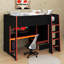Lit mezzanine simple avec bureau
