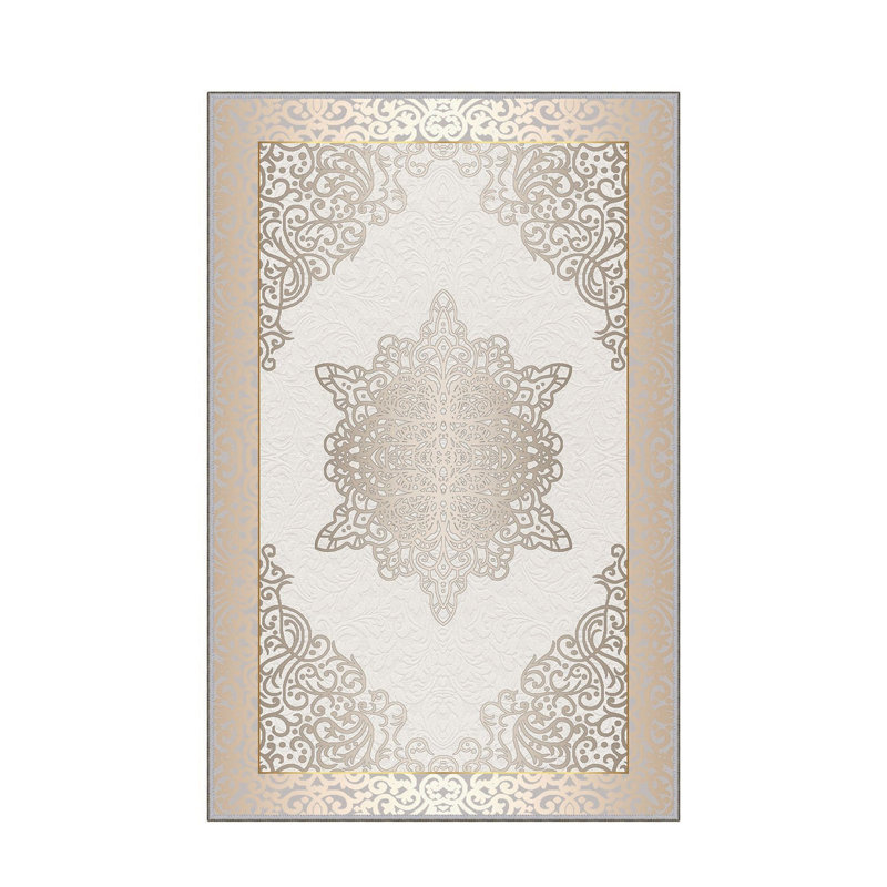 Antibacterial Hall Carpet, 39.4 x 59.1 inches | 100% Polyester, 0.4 in Pile Height, Non-Slip PVC Felt Dot Underside | Machine Washable, 3D Digital Printing, Durable & Stylish for Modern Home Décor