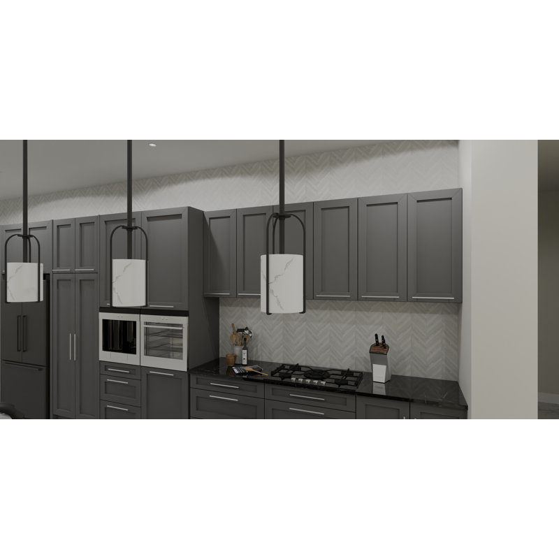 1 - Light Matte Black Single Pendant