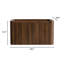 Meuble-lavabo mural flottant 30 po
