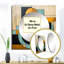 Serendipity - Abstrait Mid-Century géométrique - Miroir carré moderne Mid-Century-100983401