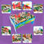 Hey! Play! Train Set - Play Set with Tracks, Vehicles, Buildings, Characters, Illustrated Playing Surface, and Toy Storage Table