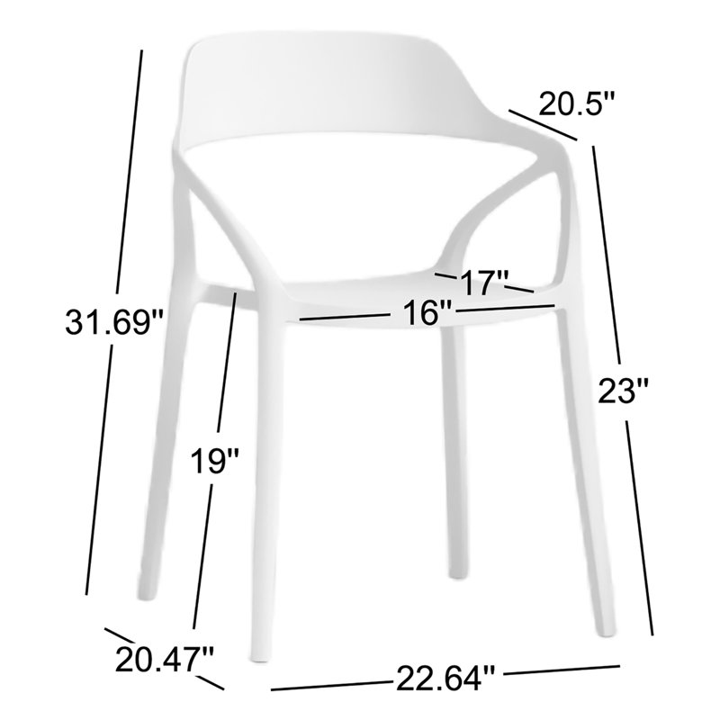 Fauteuil Brawley, Gris