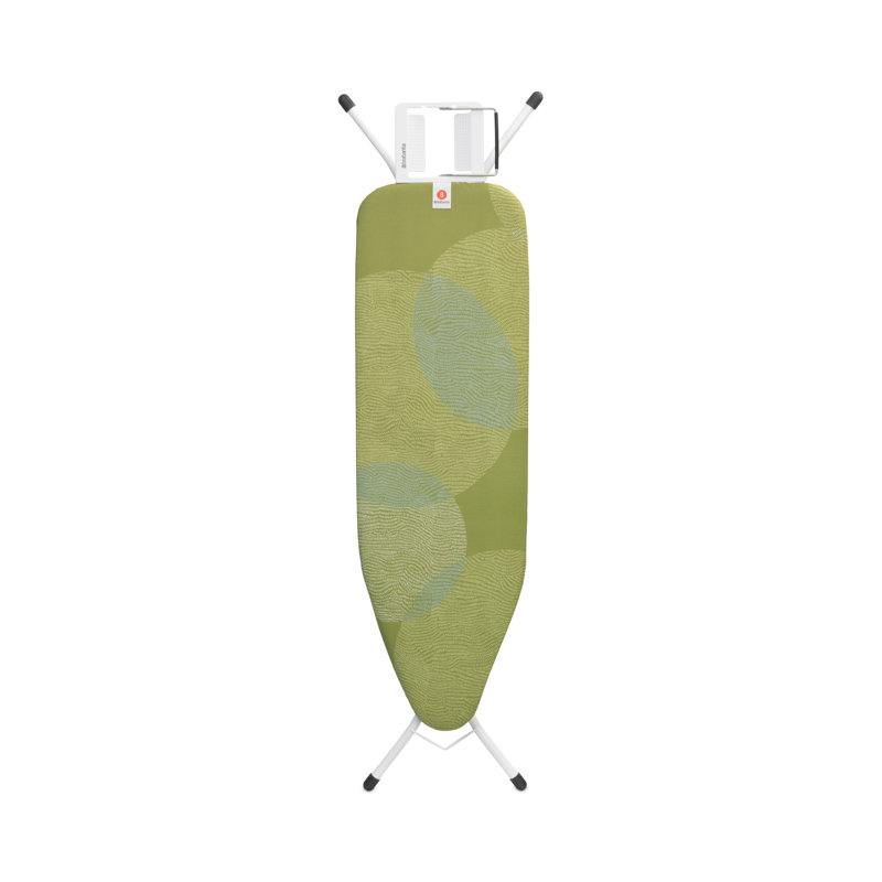 Brabantia Green Freestanding Ironing Board with Steam Iron Rest